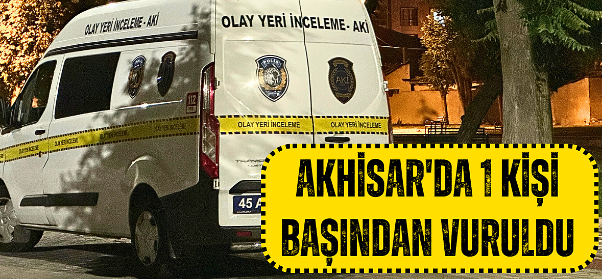 Akhisar'da 75.yıl parkında silahı ile başından vurdu